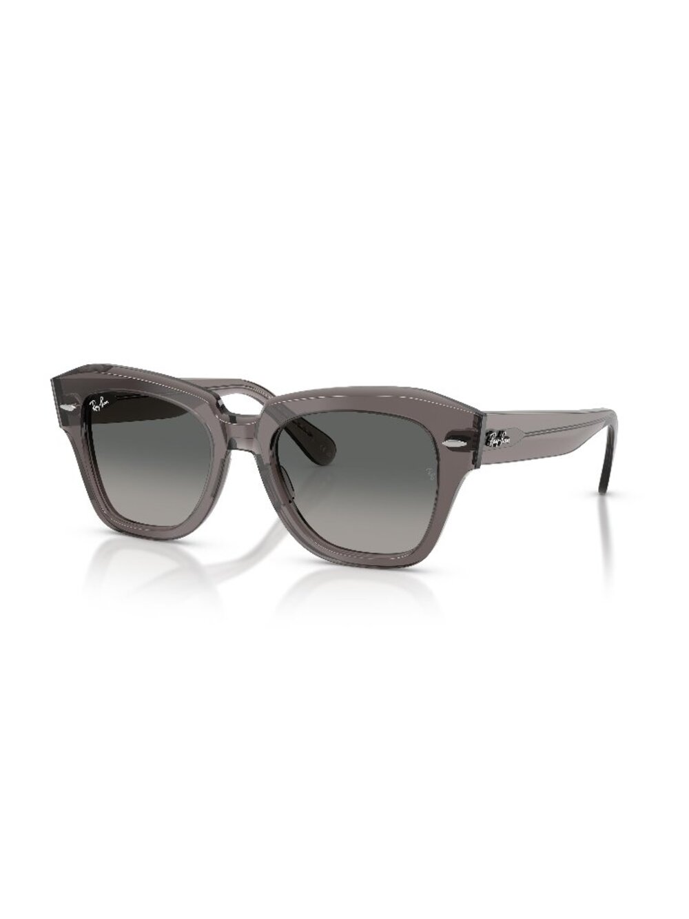 New Ray-Ban Unisex Sunglasses Grey Lens Acetate Frame Ray Ban RB2186 STATE 49